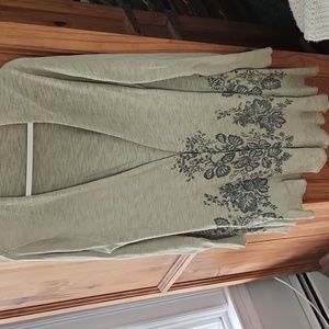 Christina Cotton/Linen Swing Cardigan